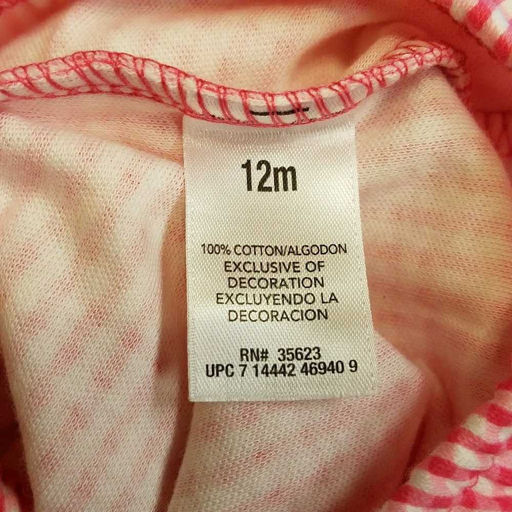 NWT Carters Girls checkered Romper with floral Des - Picture 6 of 7